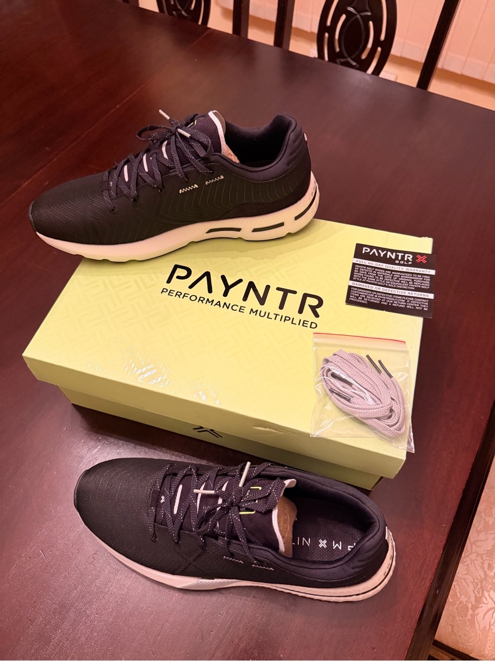 Brand new PAYNTR Golf Trainer XC 001 golf shoes, size 10
